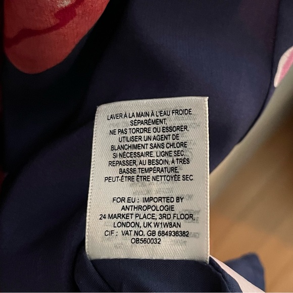 NWT 100% Silk Anthropologie Moulinette Soeurs Tilda Dress - Picture 12 of 14